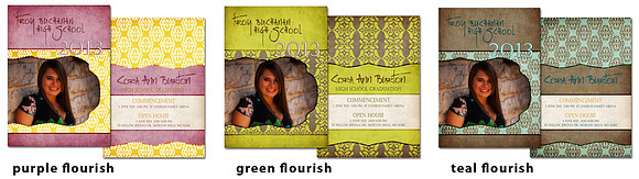 flourish photo card collection